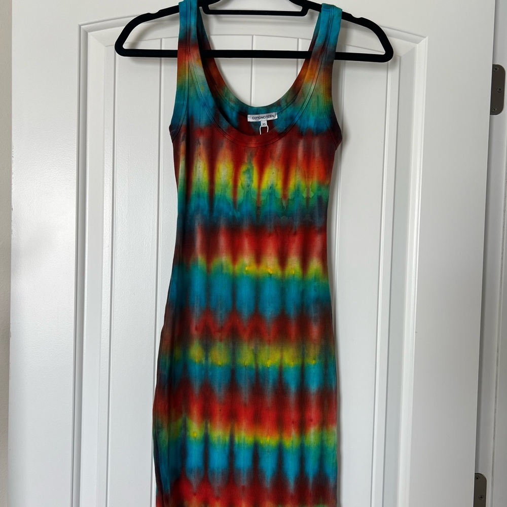 Cotton Citizen Multicolor Tie-Dye Top